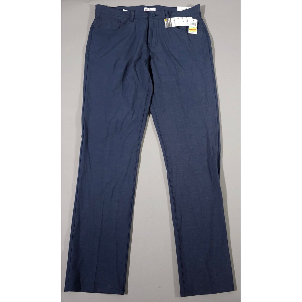 Grand Slam Performance Golf Pants Mens 34x34 Navy Blue Stretch GSBMA020KO New